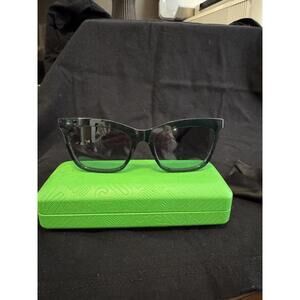 Love Moschino Green Cat Eye Sunglasses with Green Case